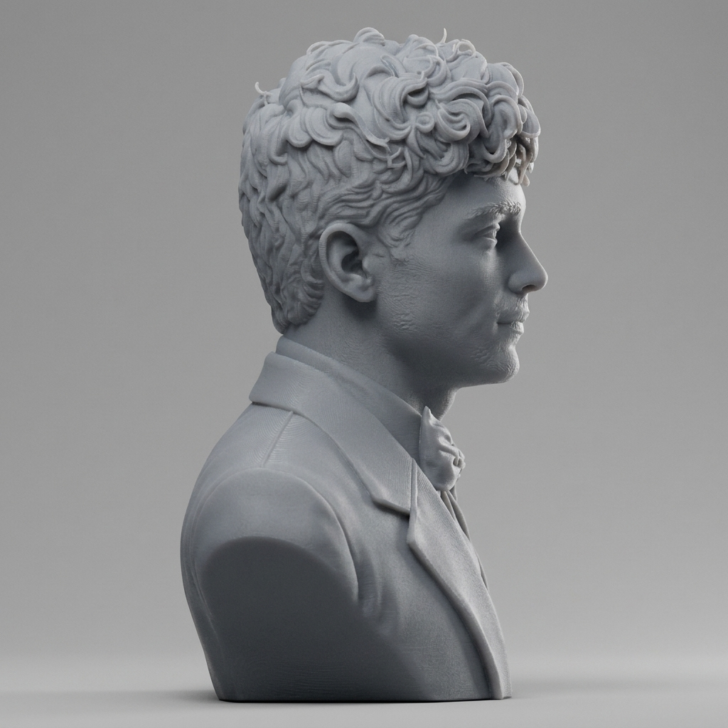 Charles Leclerc 3D Printable Bust 3D Model
