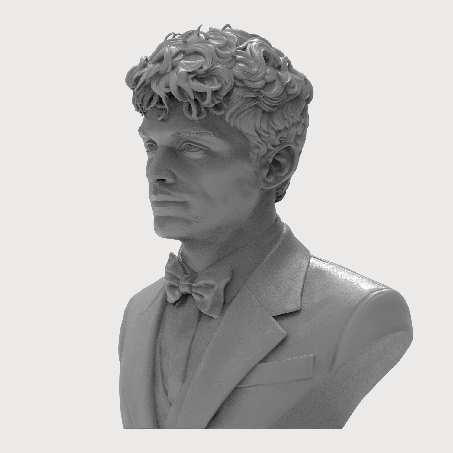 Charles Leclerc 3D Printable Bust 3D Model