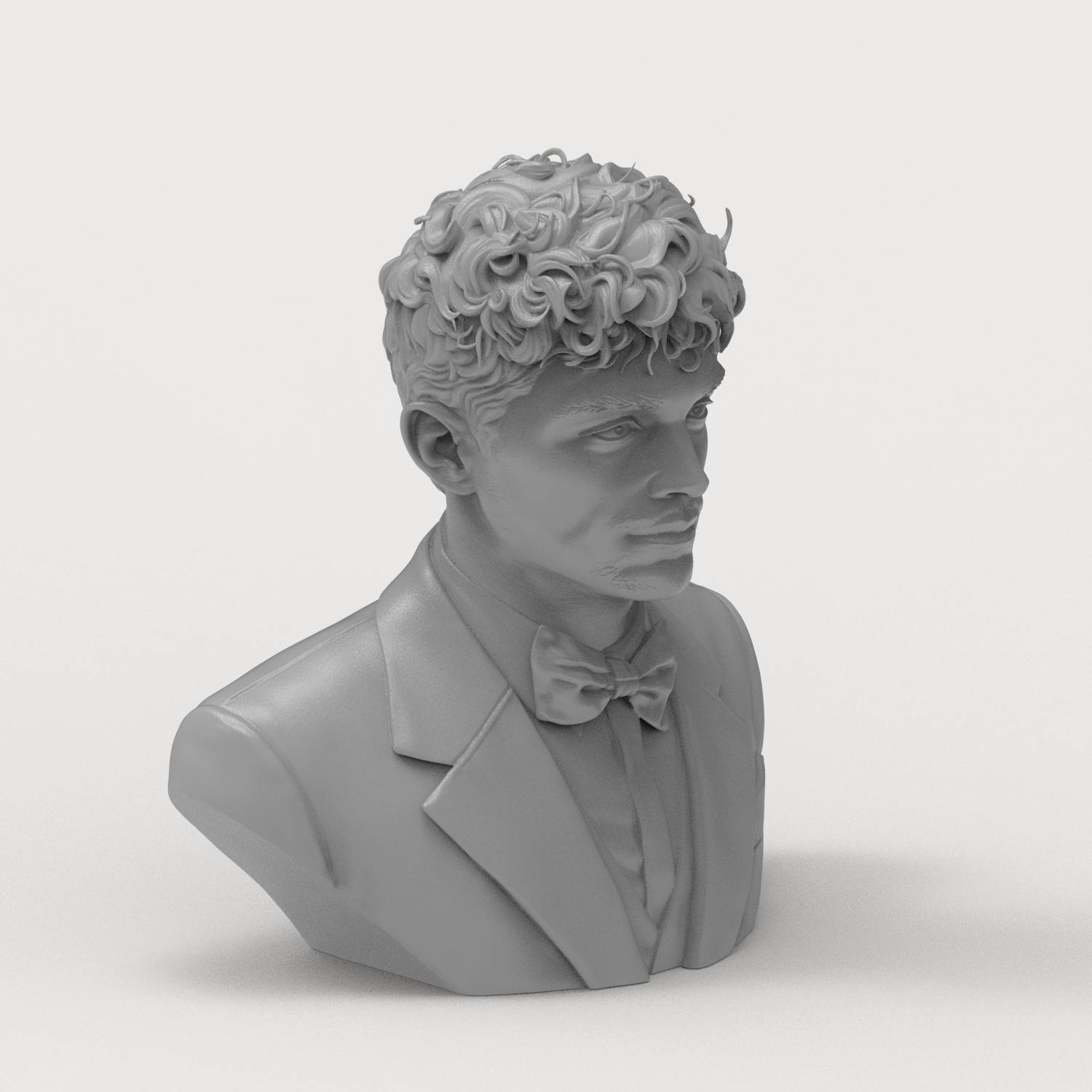 Charles Leclerc 3D Printable Bust 3D Model
