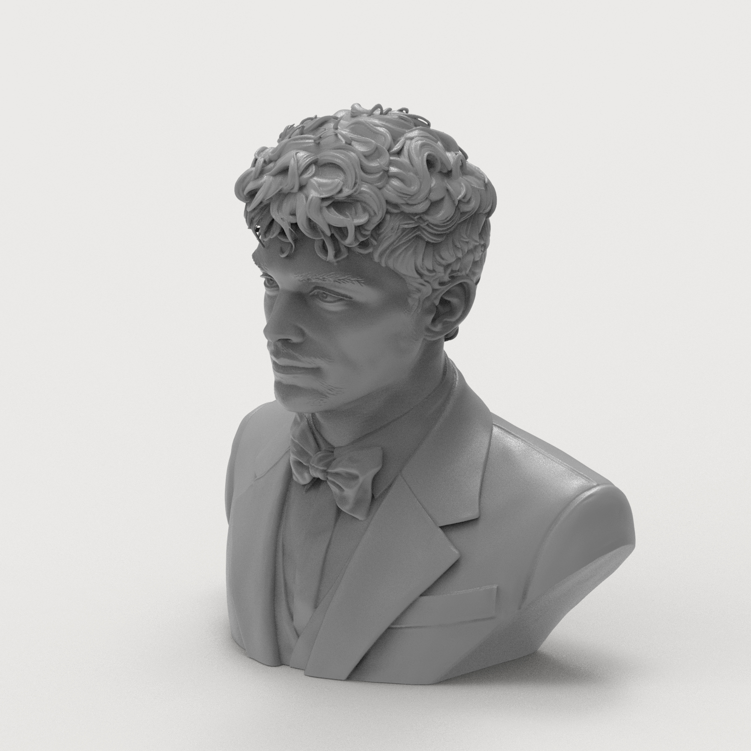 Charles Leclerc 3D Printable Bust 3D Model