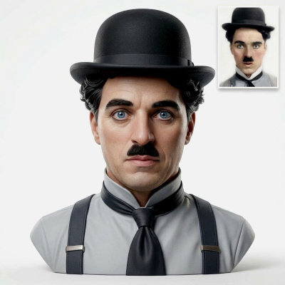 Charlie Chaplin Bust