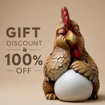 Chicken with Egg 3D Printable Figurine