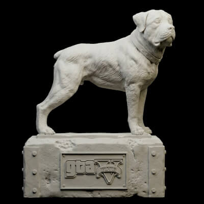 Chop “GTA V3D Printable Figurine