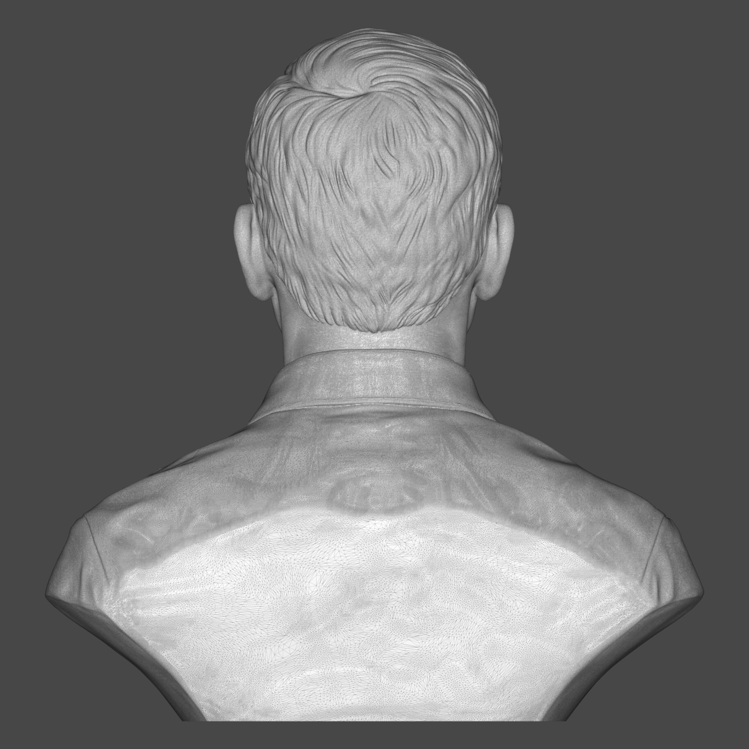 Chris Hadfield Canadian Astronaut Bust 3D Model
