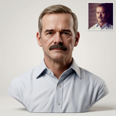 Chris Hadfield Canadian Astronaut Bust