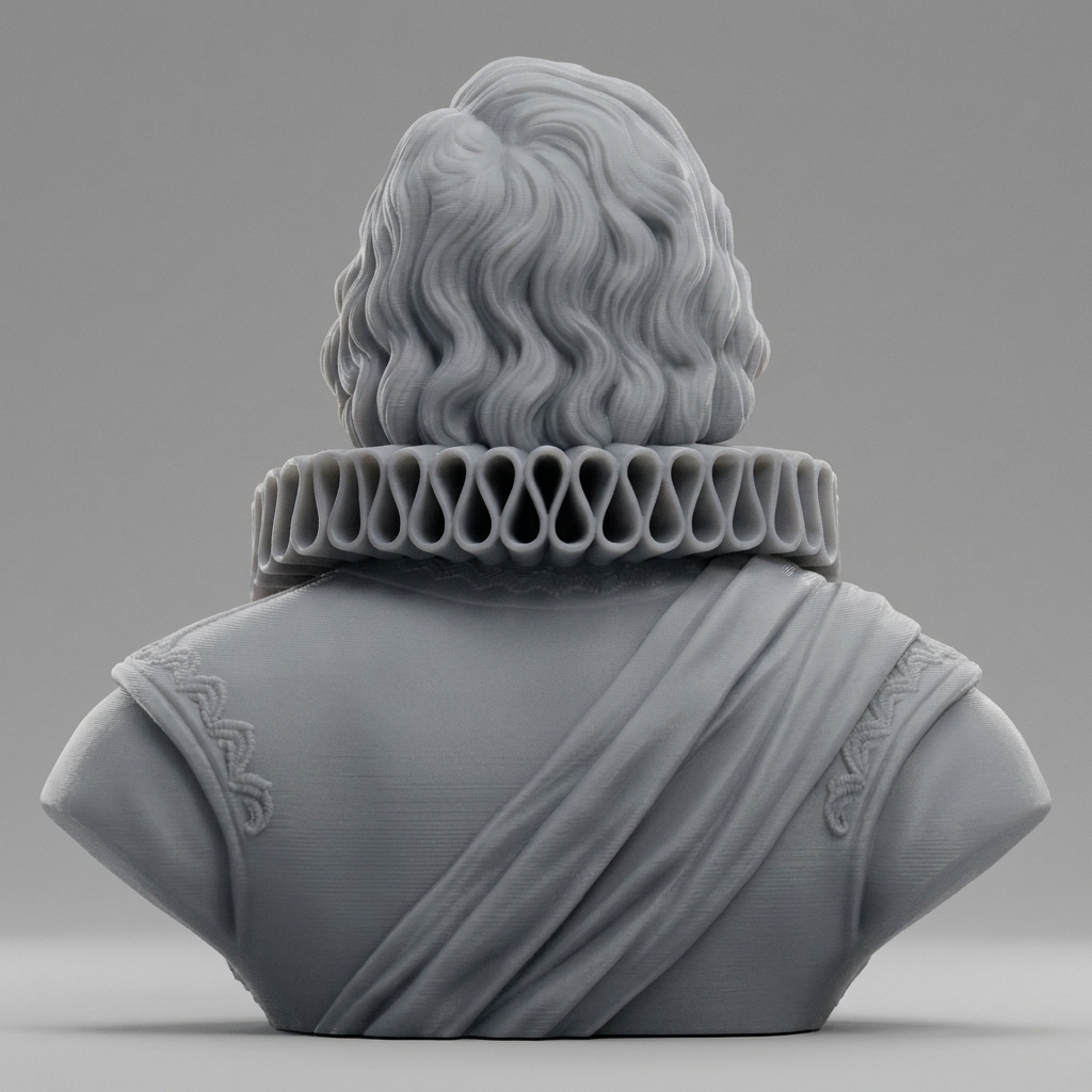 Christian IV King of Denmark 3D Printable Bust 3D Model