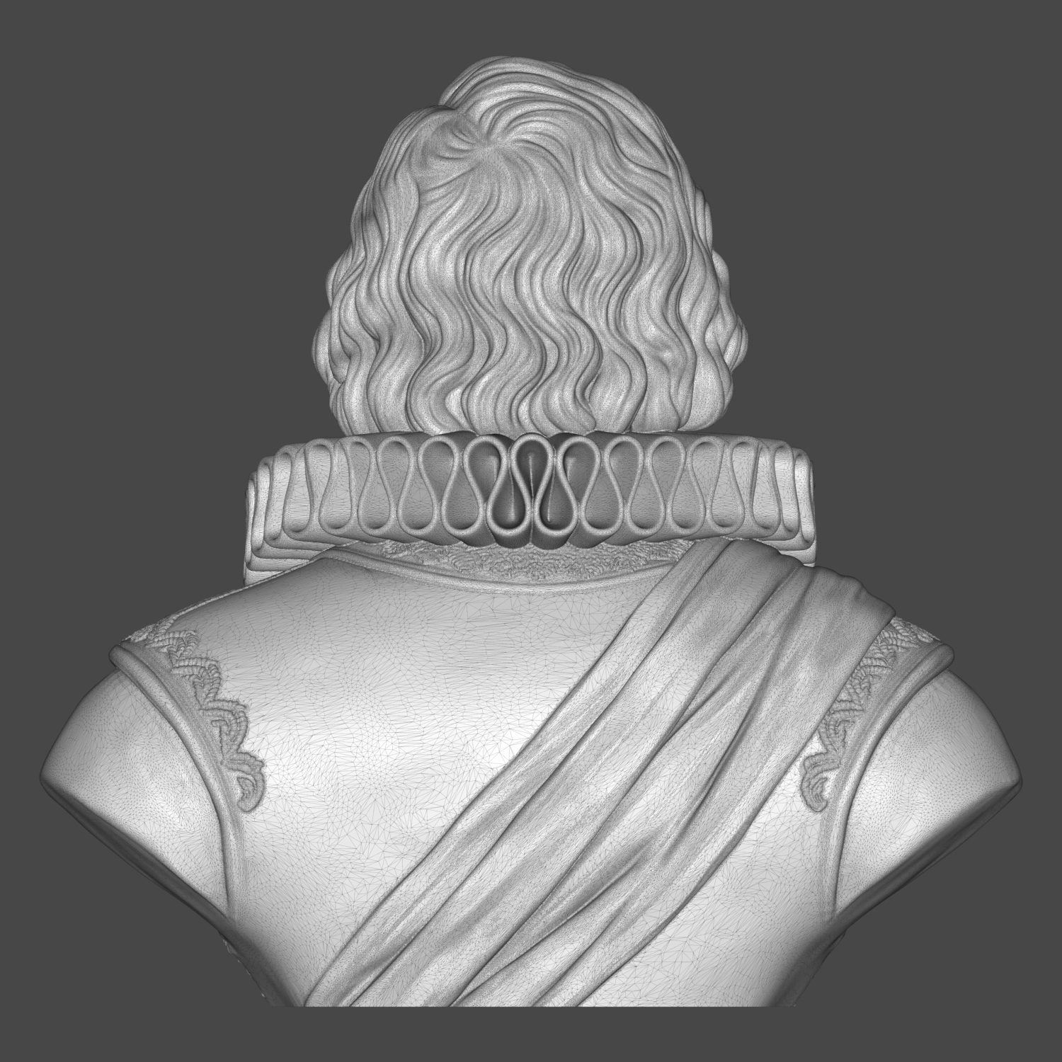 Christian IV King of Denmark 3D Printable Bust 3D Model