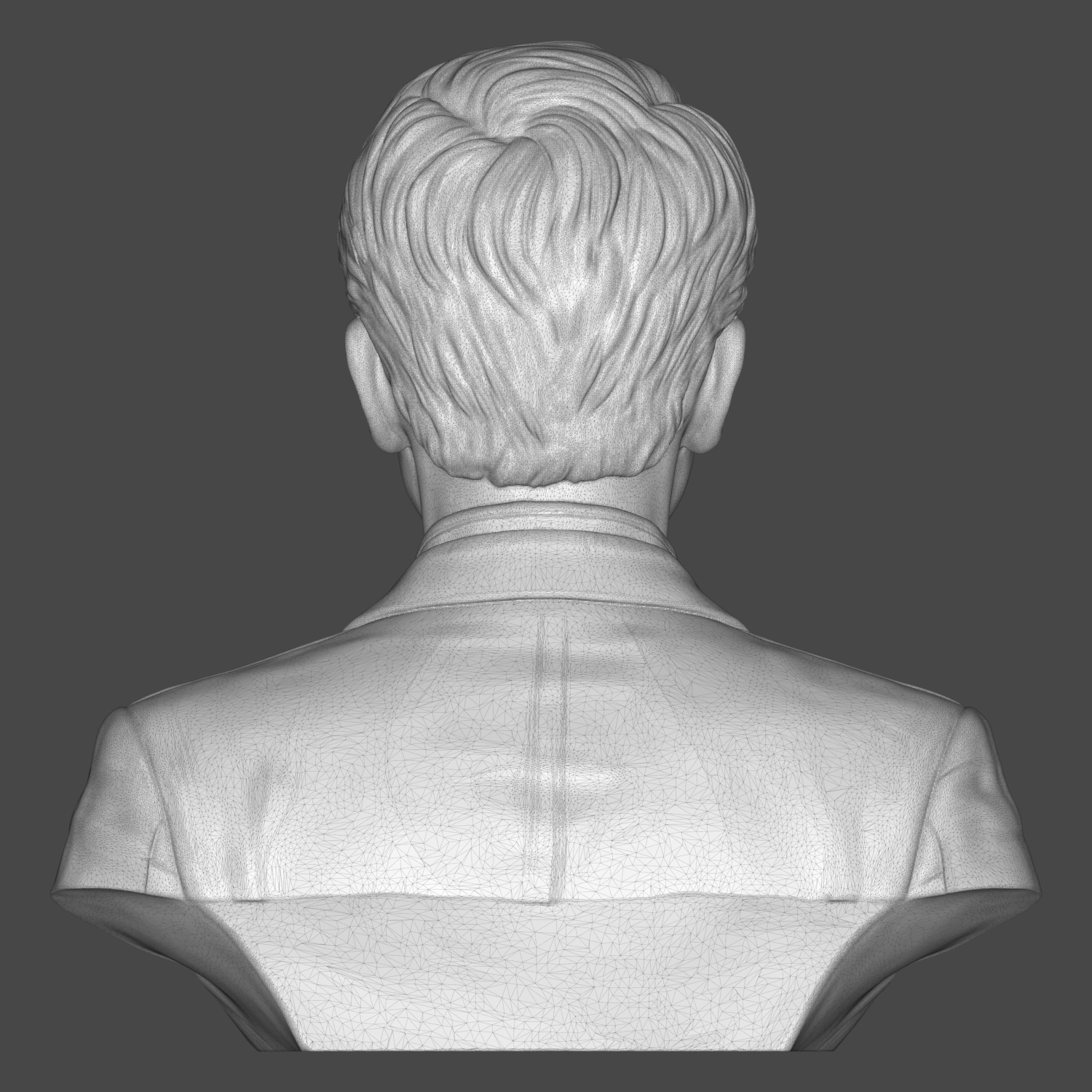 Christoph Waltz 3D Printable Bust 3D Model