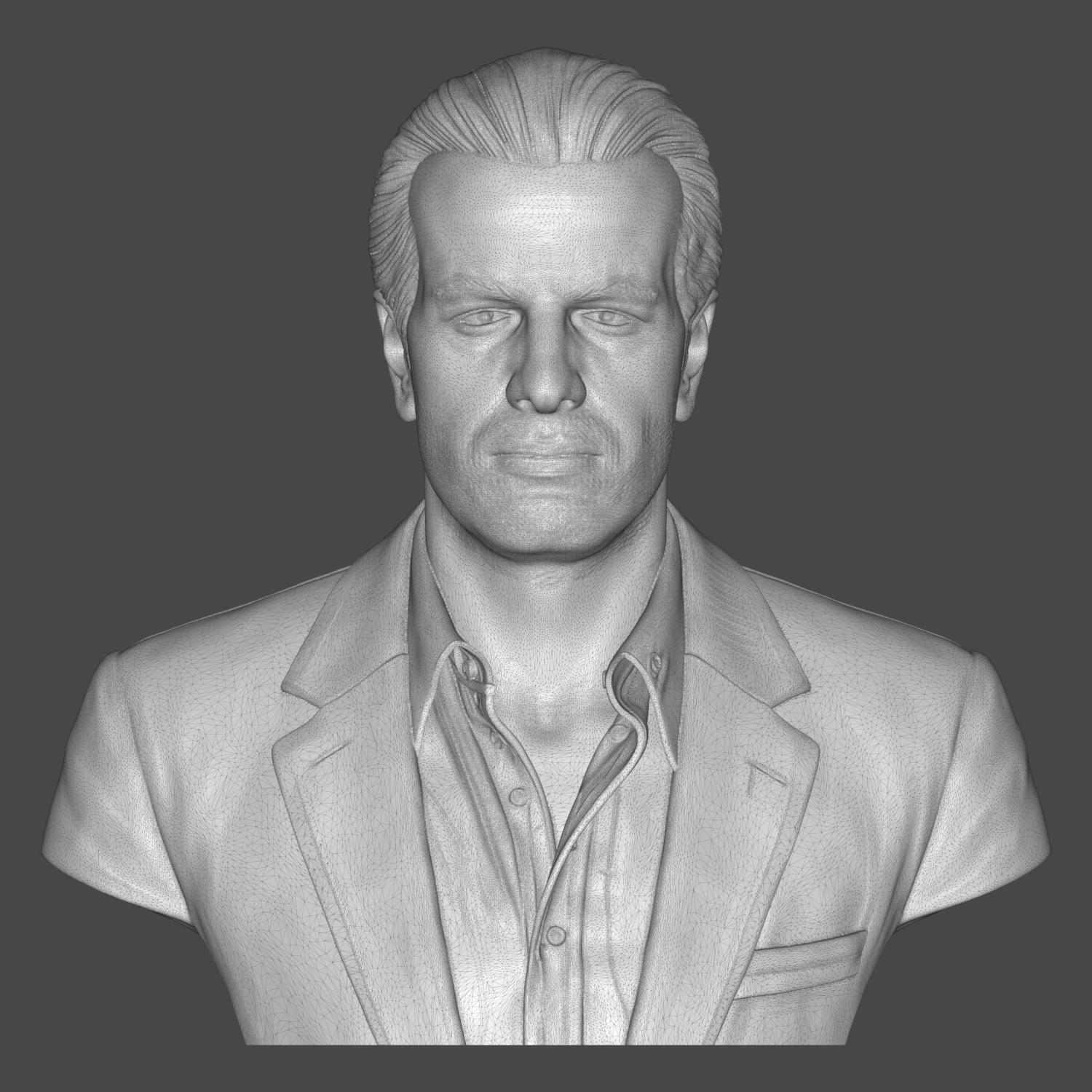 Christopher Lambert Bust 3D Print Model 3D Model