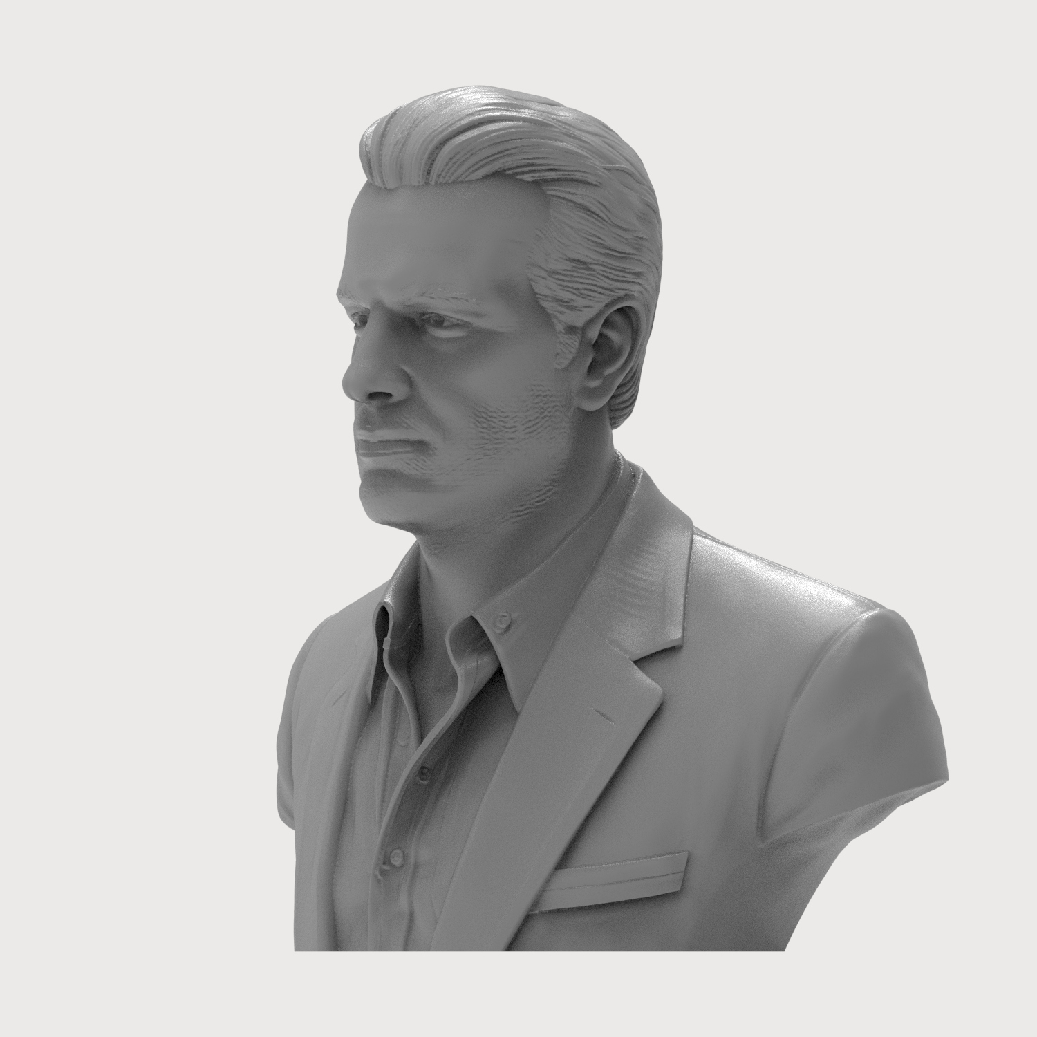 Christopher Lambert Bust 3D Print Model 3D Model