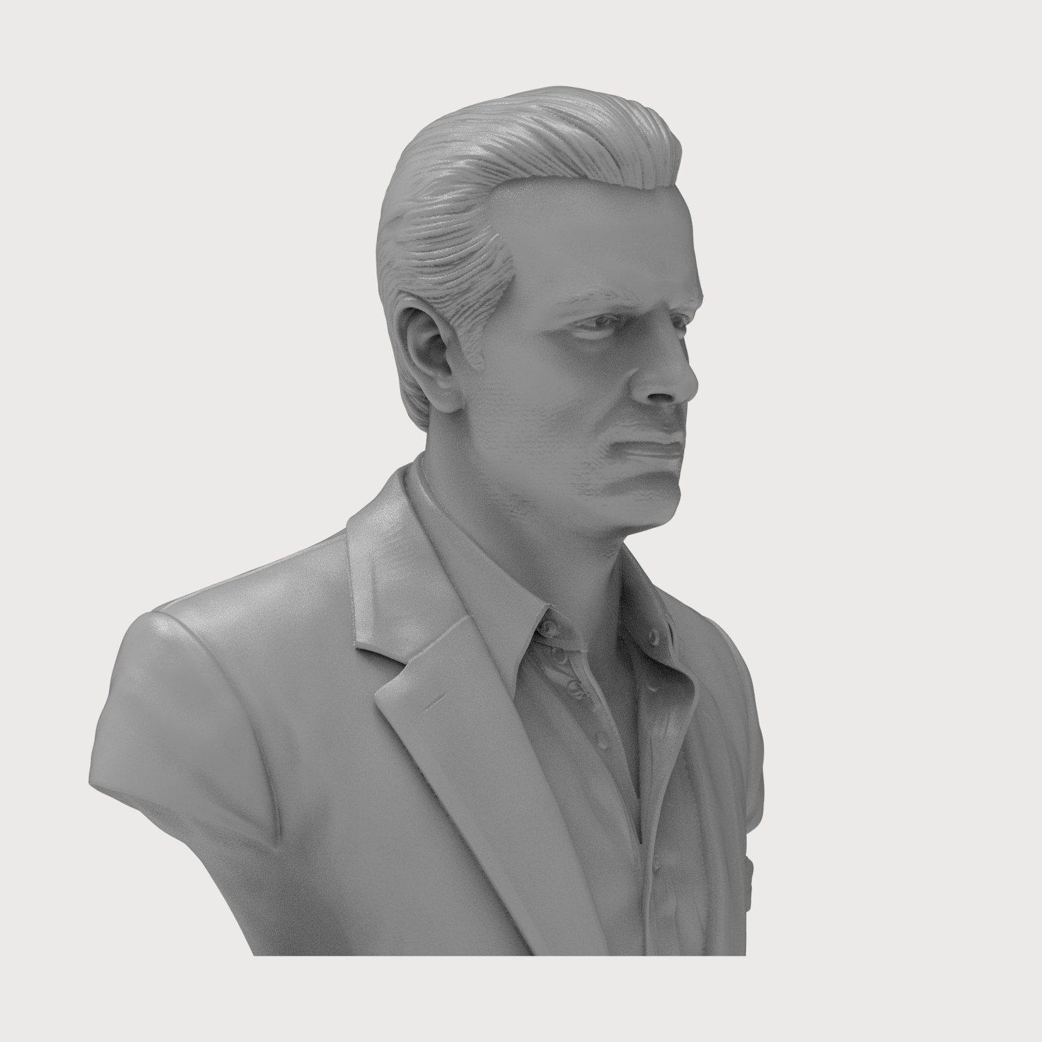 Christopher Lambert Bust 3D Print Model 3D Model