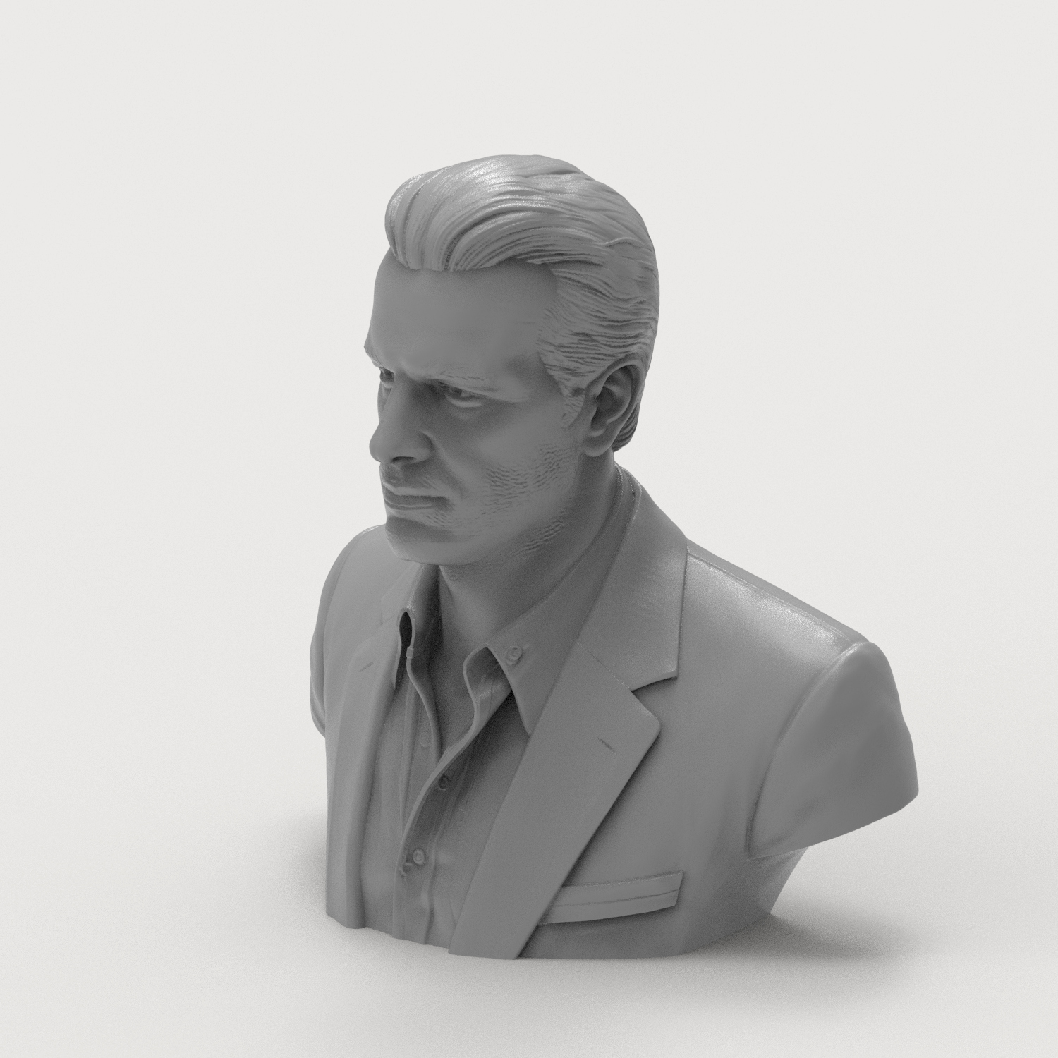 Christopher Lambert Bust 3D Print Model 3D Model
