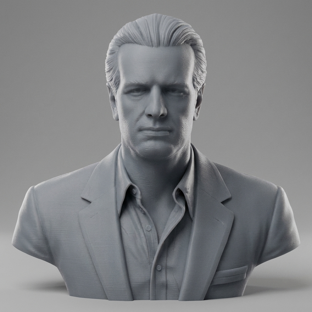 Christopher Lambert Bust 3D Print Model 3D Model