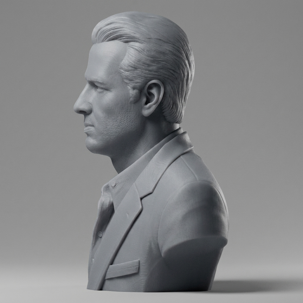Christopher Lambert Bust 3D Print Model 3D Model