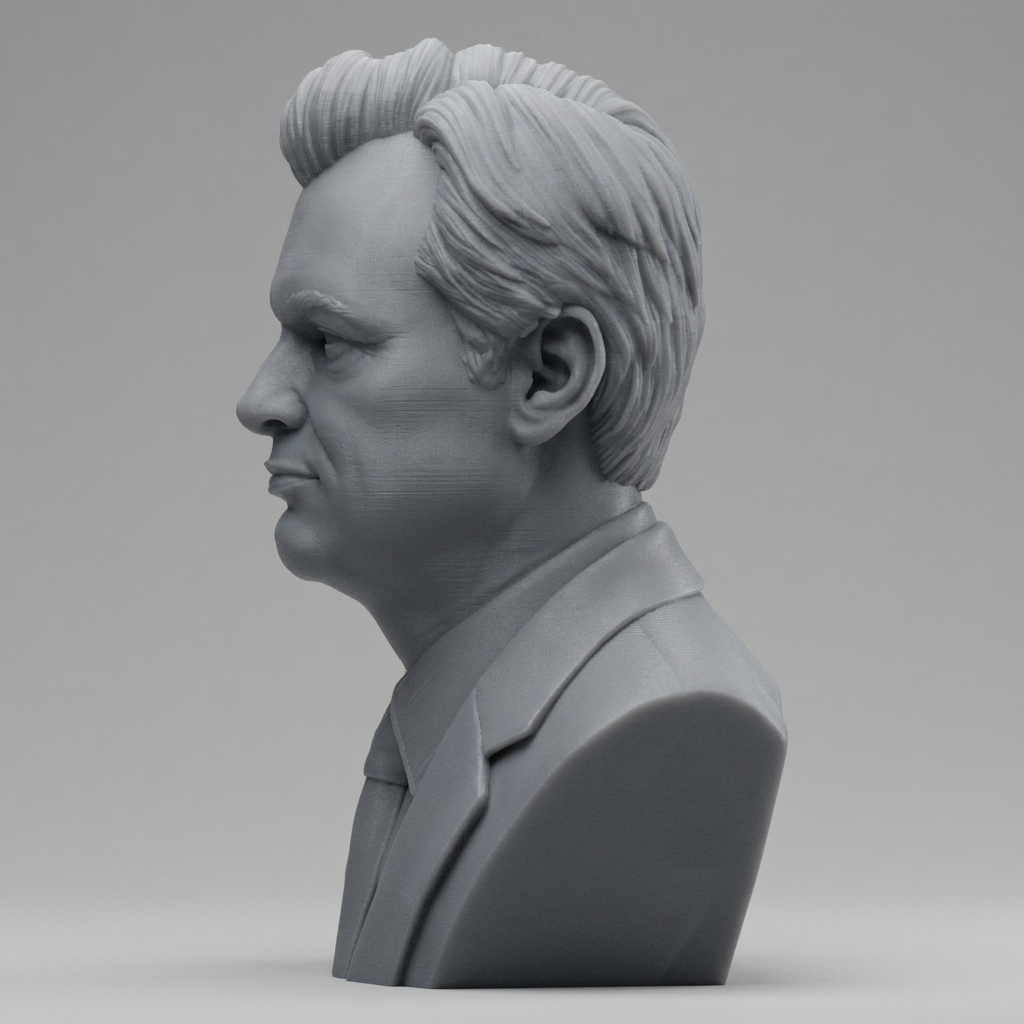 Christopher Nolan Bust 3D Printable 3D Model