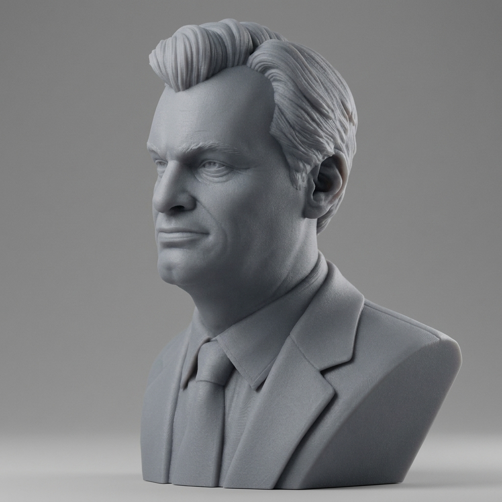 Christopher Nolan Bust 3D Printable 3D Model