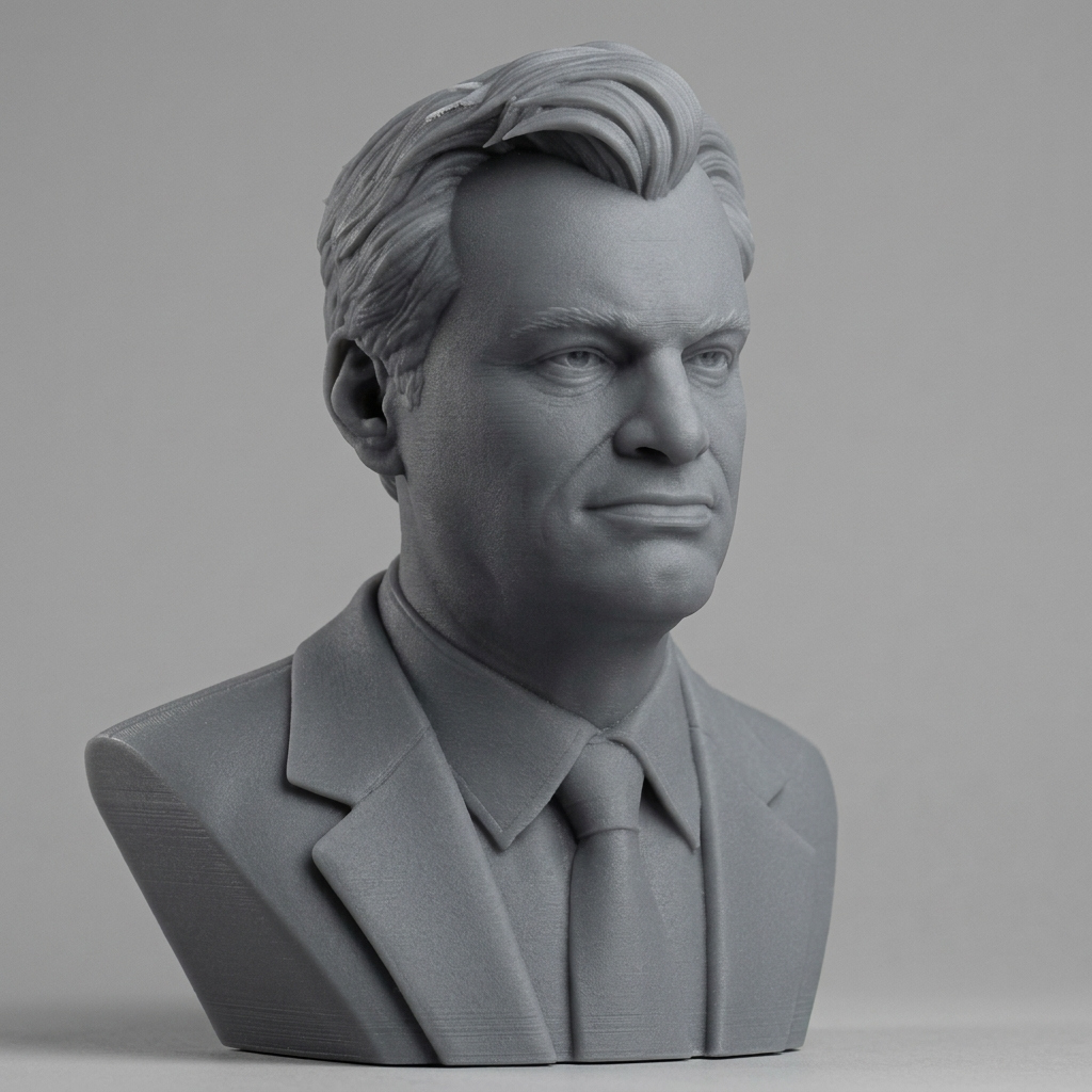 Christopher Nolan Bust 3D Printable 3D Model