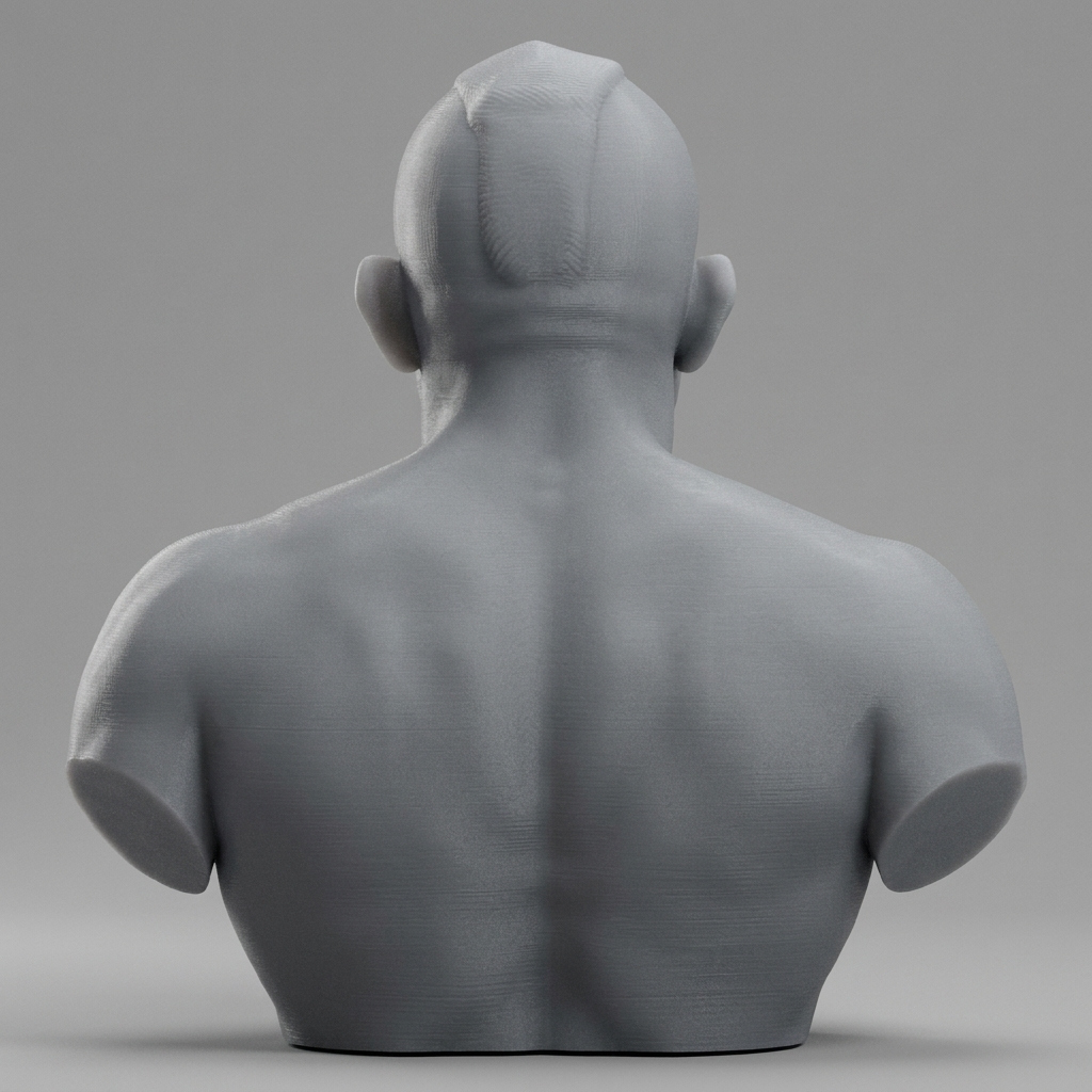 Chuck Liddell UFC Champion Fighter 3D Printable Bust 3D Model
