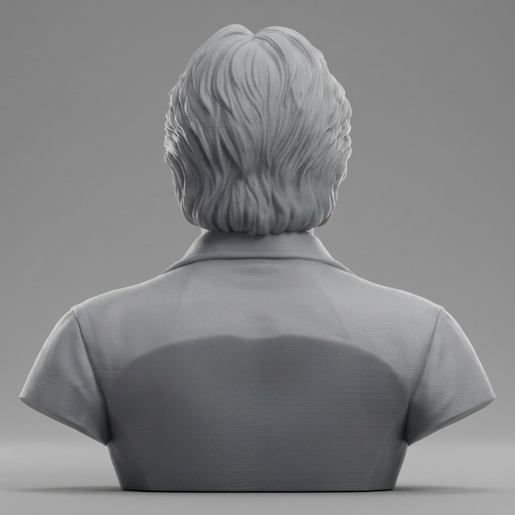 Chuck Norris Portrait Bust 3D Printable 3D Model