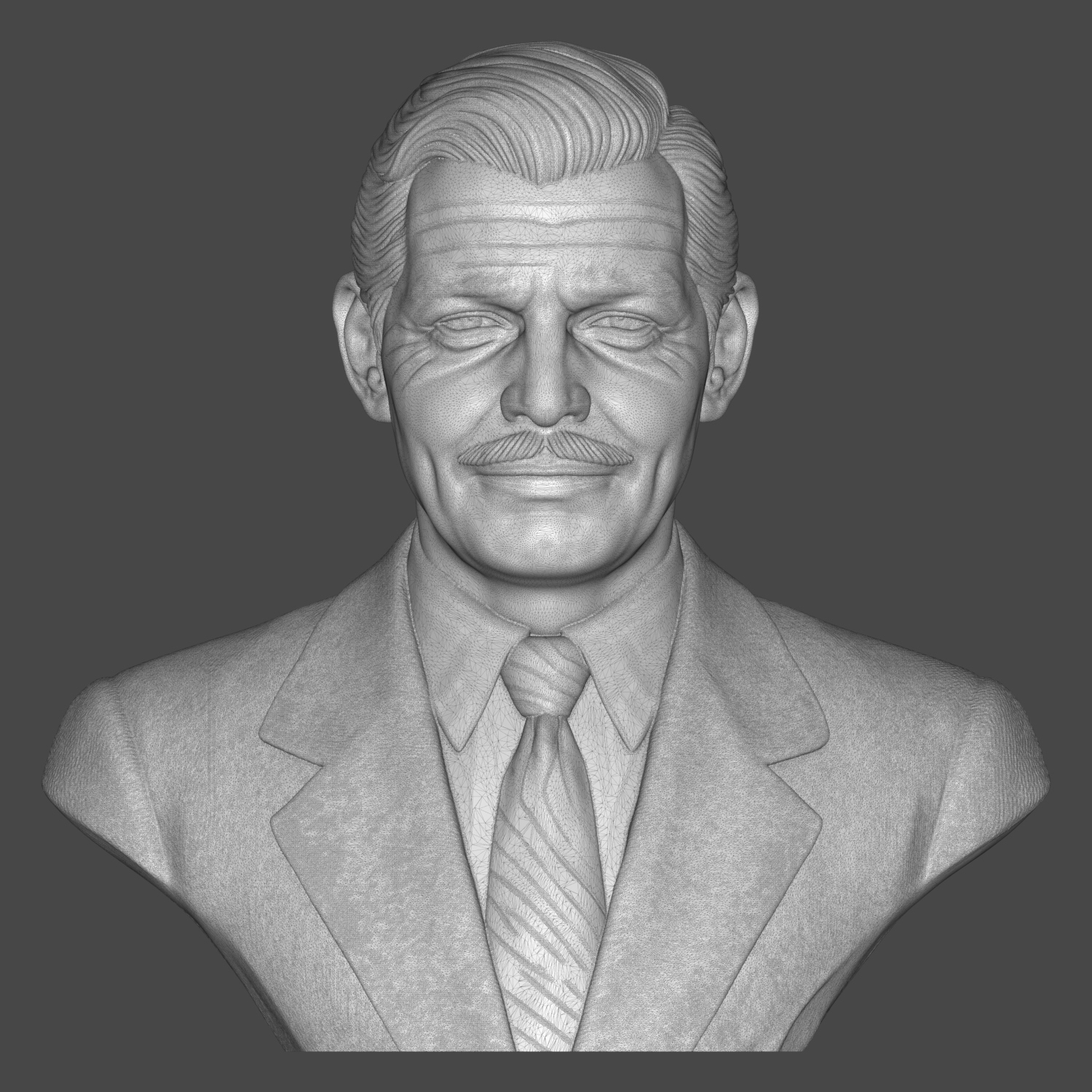 Clark Gable Bust 3D Printable 3D Model