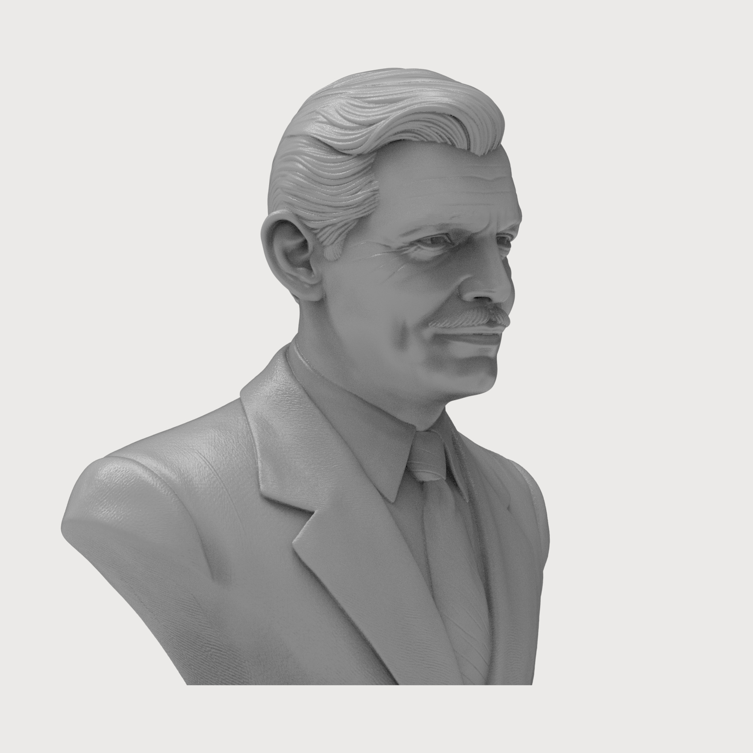 Clark Gable Bust 3D Printable 3D Model