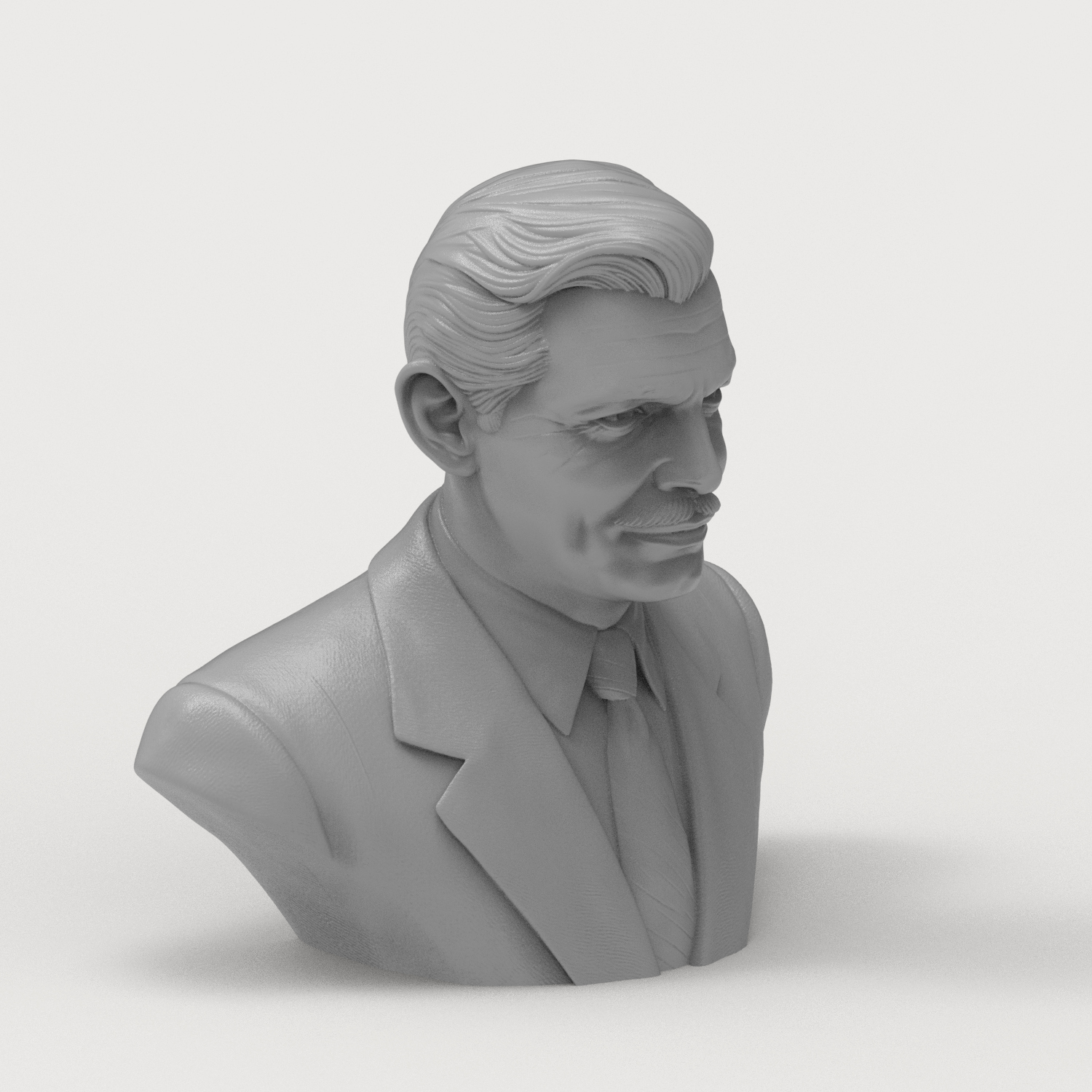 Clark Gable Bust 3D Printable 3D Model