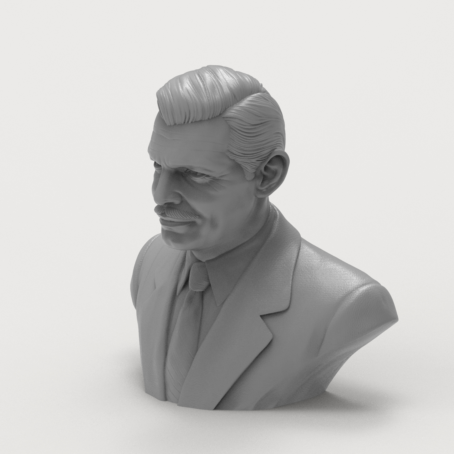 Clark Gable Bust 3D Printable 3D Model