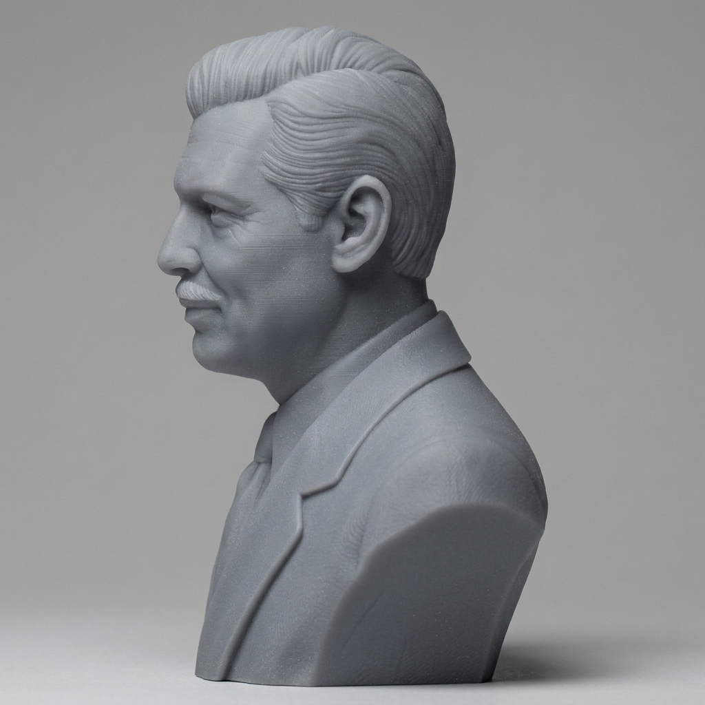 Clark Gable Bust 3D Printable 3D Model
