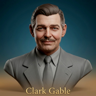 Clark Gable Bust 3D Printable