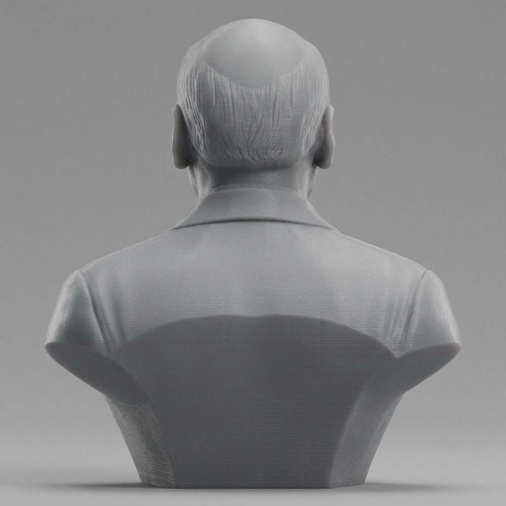 Clement Attlee 3D Printable Bust 3D Model