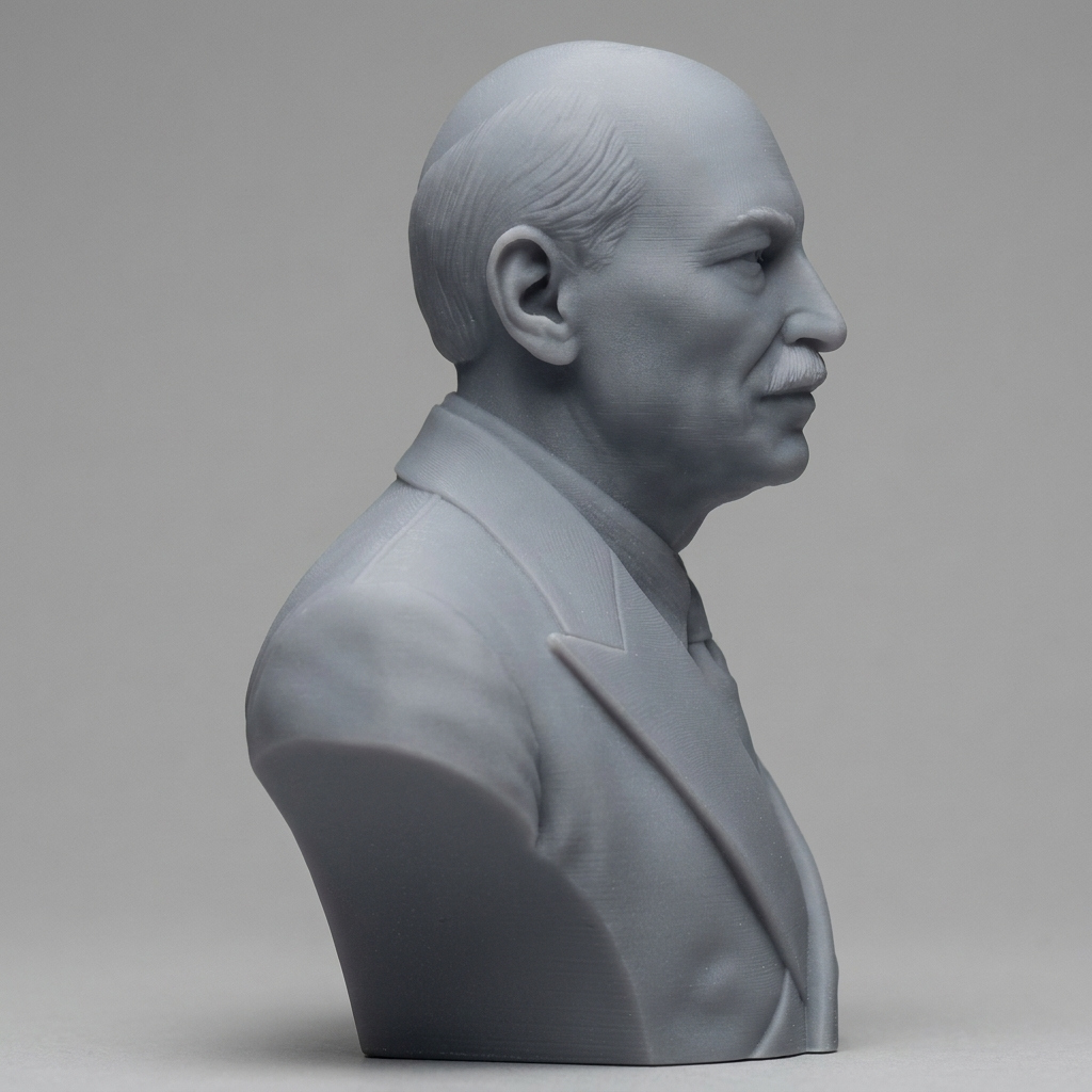 Clement Attlee 3D Printable Bust 3D Model