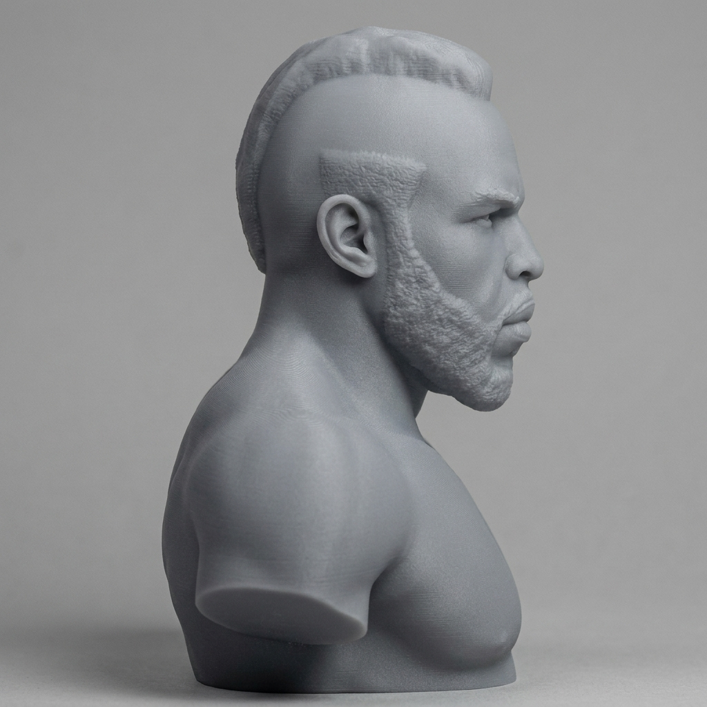 Clubber Lang 3D Printable Bust 3D Model