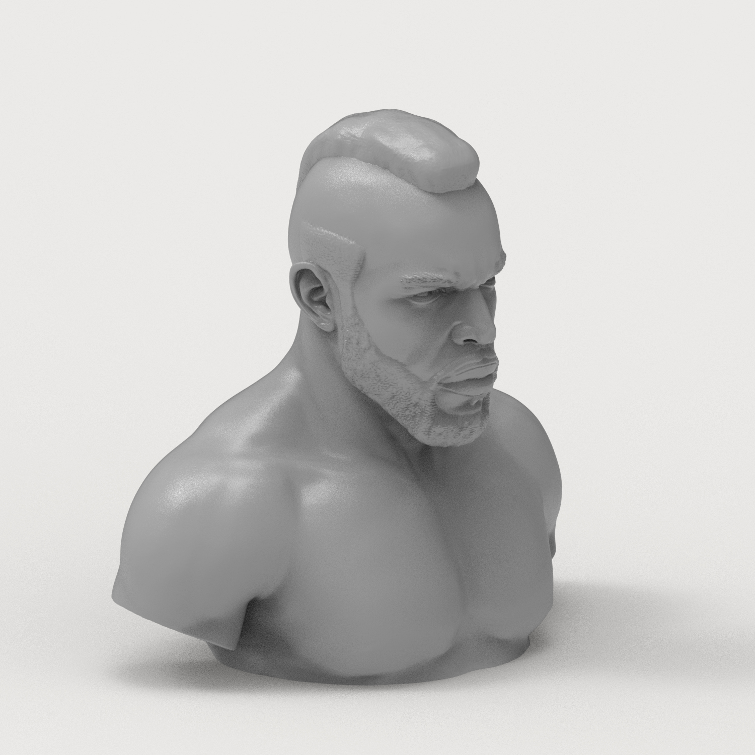 Clubber Lang 3D Printable Bust 3D Model