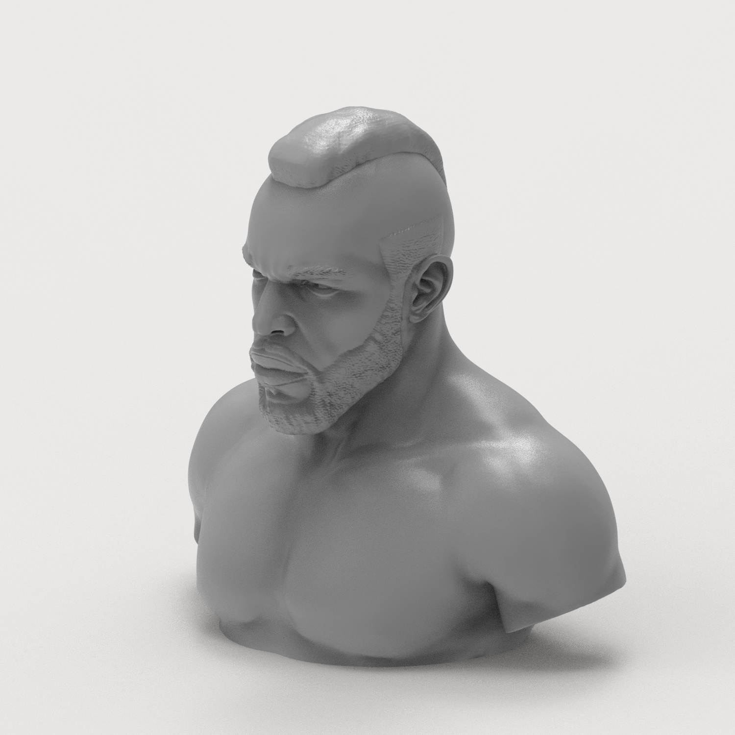 Clubber Lang 3D Printable Bust 3D Model