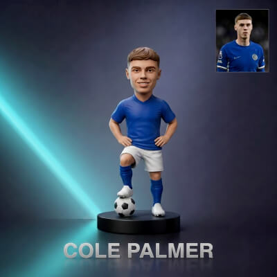 Cole Palmer Football Player Figurine 3D Print Model