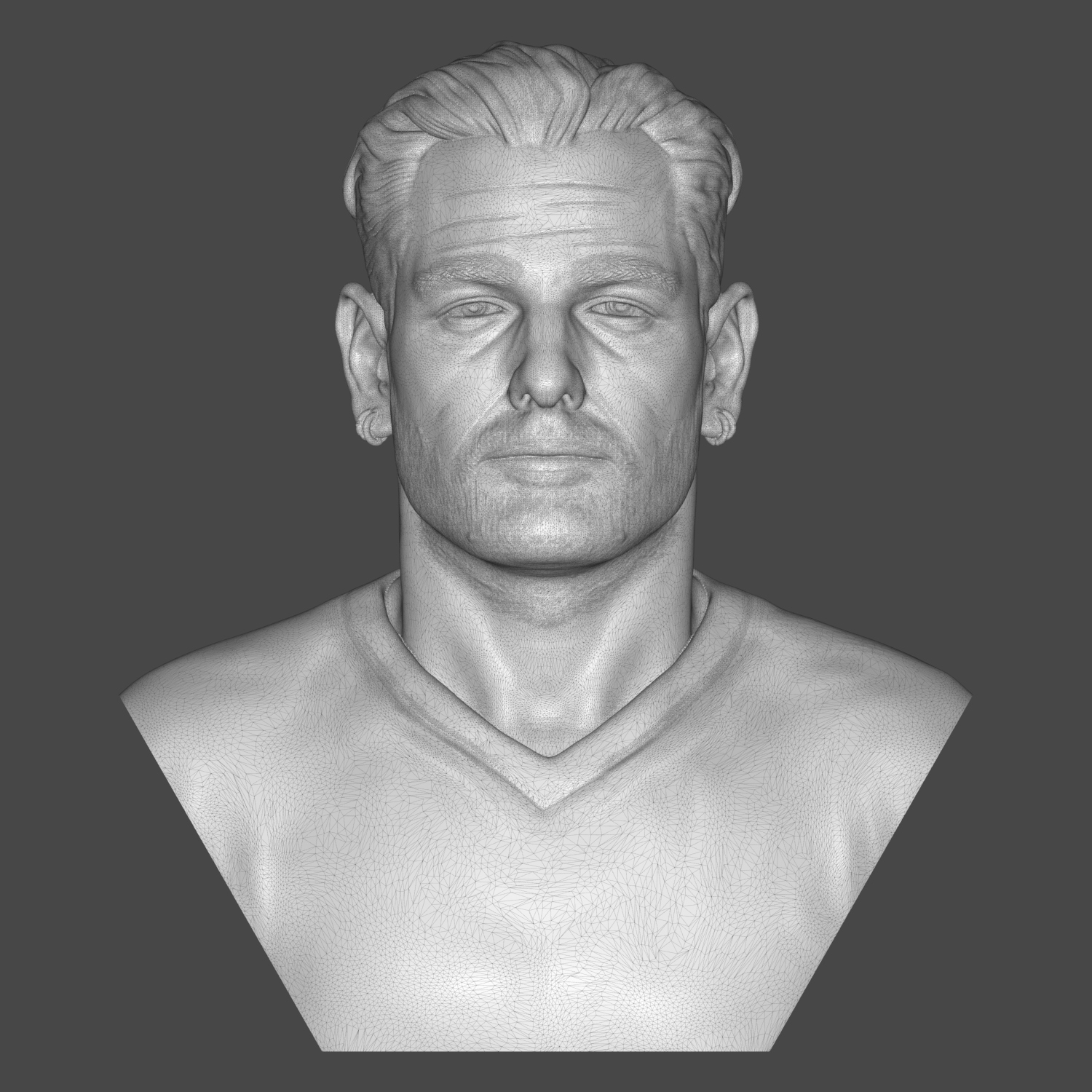 Corey Taylor 3D Printable Bust 3D Model