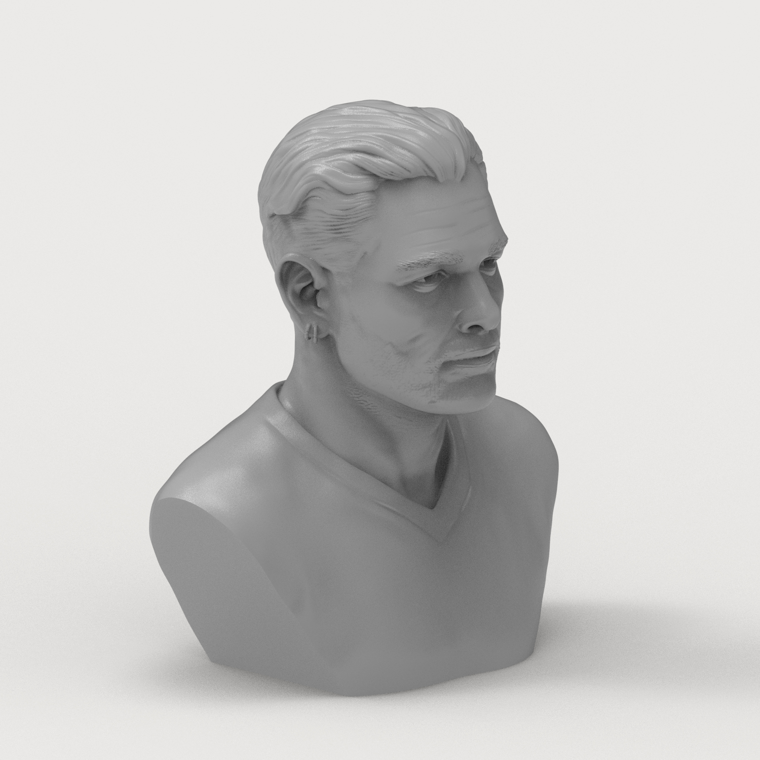 Corey Taylor 3D Printable Bust 3D Model