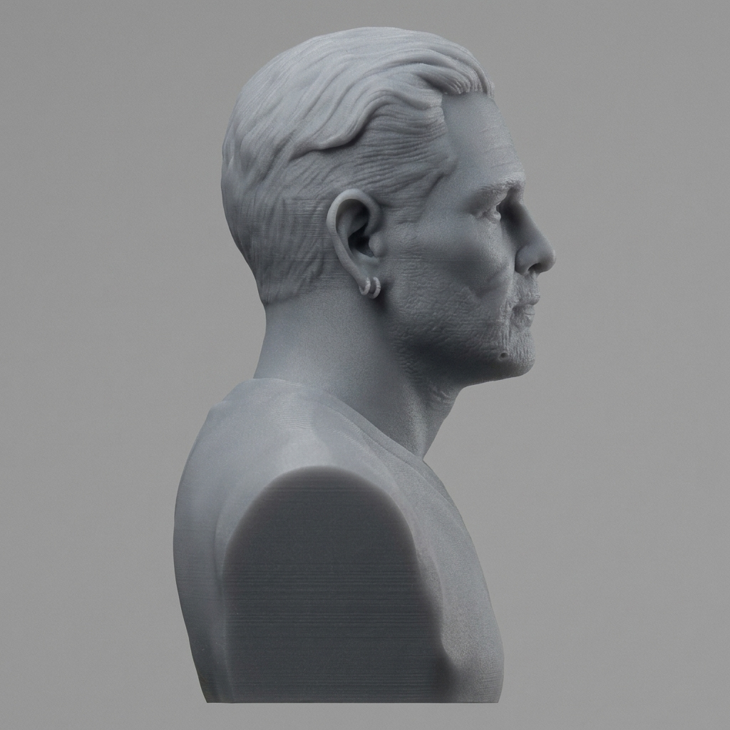 Corey Taylor 3D Printable Bust 3D Model