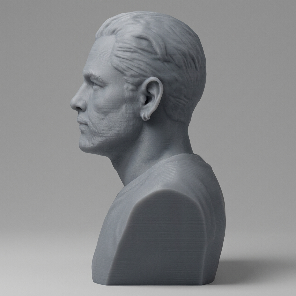 Corey Taylor 3D Printable Bust 3D Model