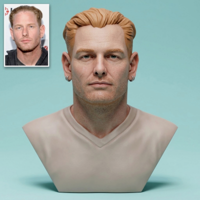 Corey Taylor 3D Printable Bust