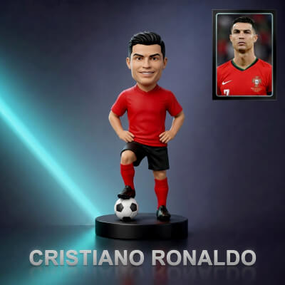 Cristiano Ronaldo 3D Figurine Football Legend
