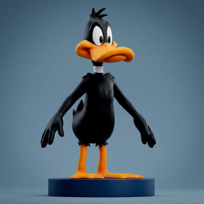 Daffy Duck 3D Printable Figurine
