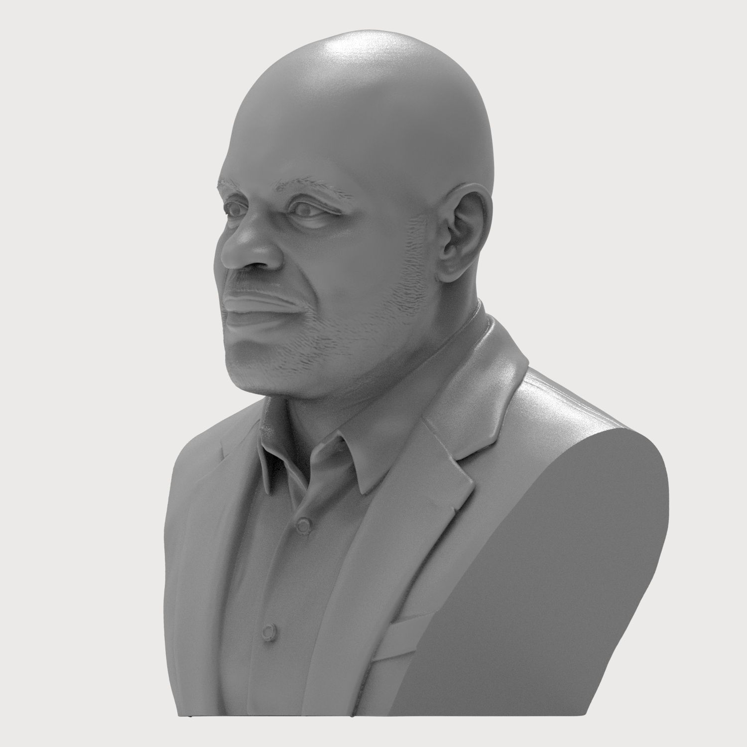 Daniel Cormier 3D Printable Bust 3D Model