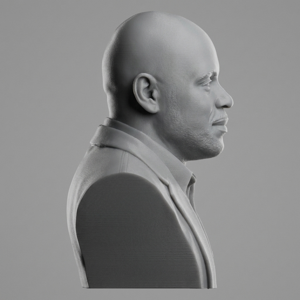 Daniel Cormier 3D Printable Bust 3D Model