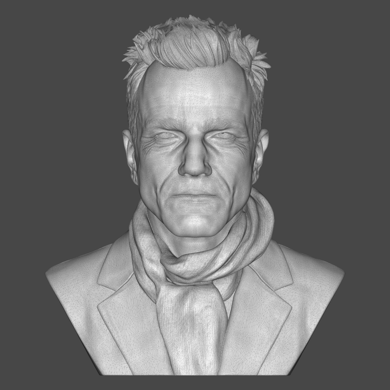 Daniel Day-Lewis 3D Printable Bust 3D Model