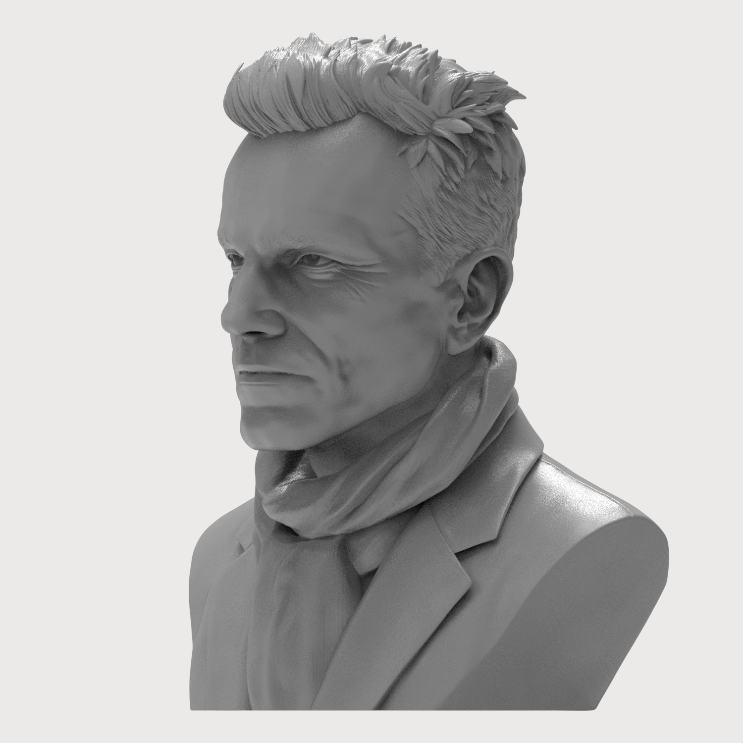 Daniel Day-Lewis 3D Printable Bust 3D Model
