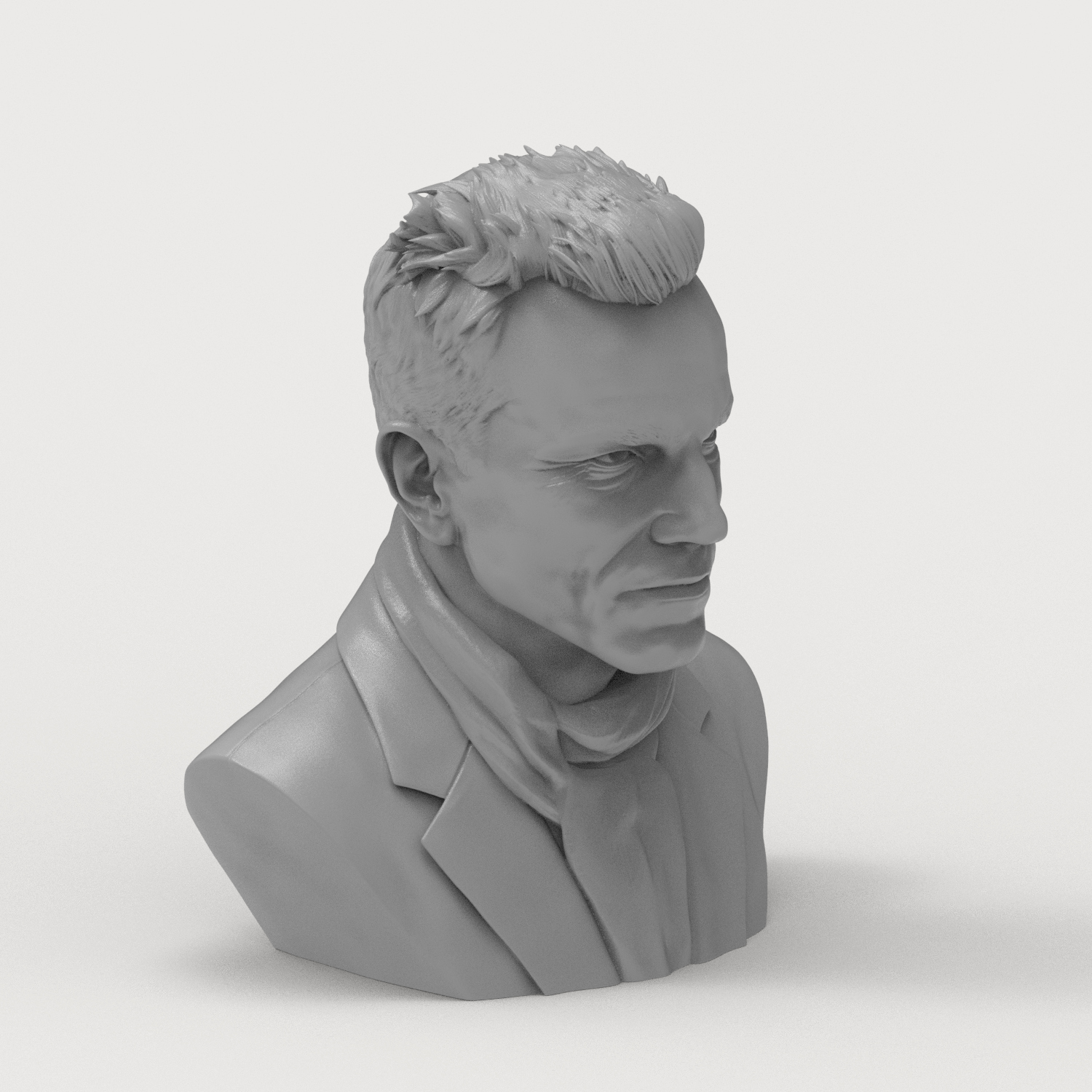 Daniel Day-Lewis 3D Printable Bust 3D Model