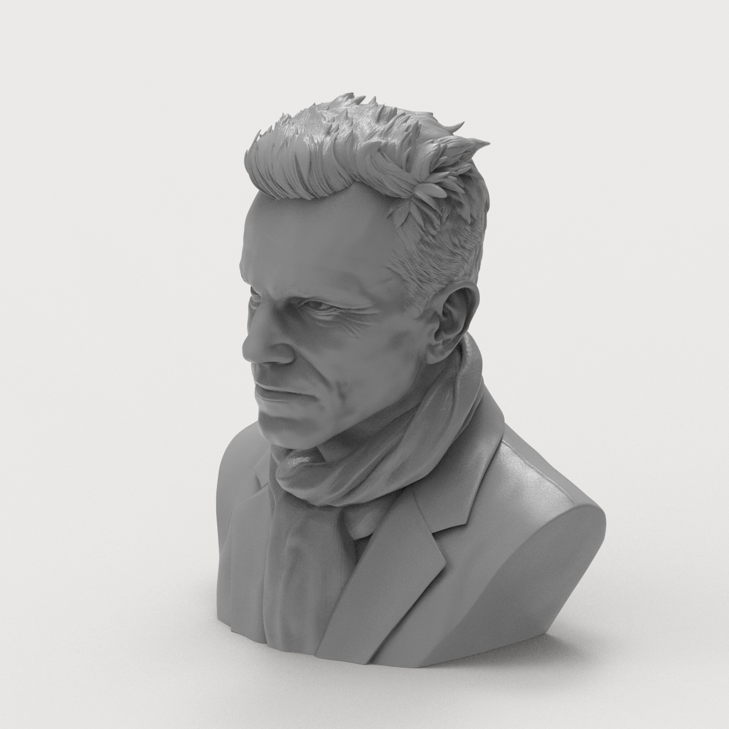 Daniel Day-Lewis 3D Printable Bust 3D Model