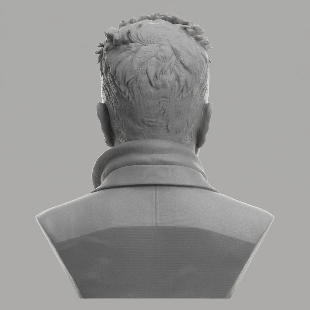 Daniel Day-Lewis 3D Printable Bust 3D Model