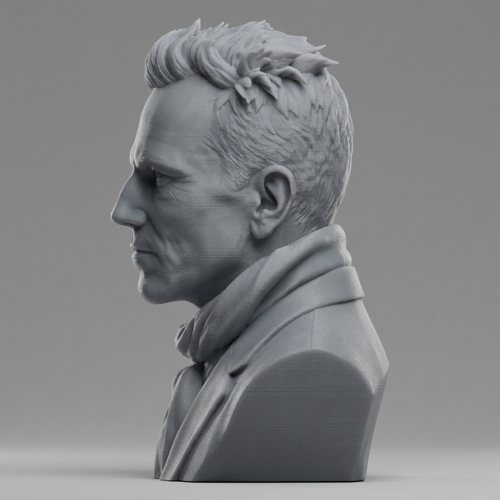 Daniel Day-Lewis 3D Printable Bust 3D Model